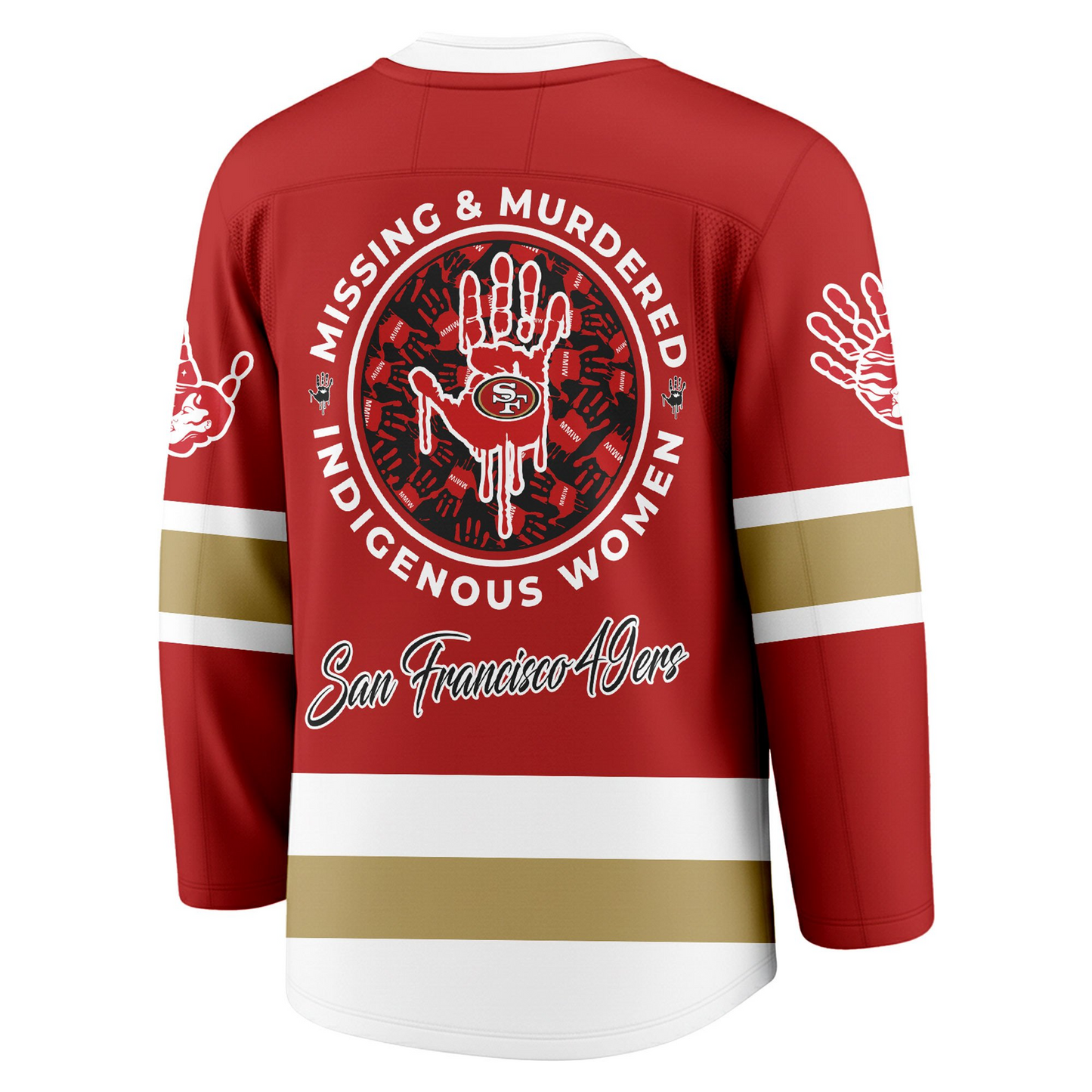 SF49 Premium NFL MMIW Awareness Long Jersey DDT 101125 NTL