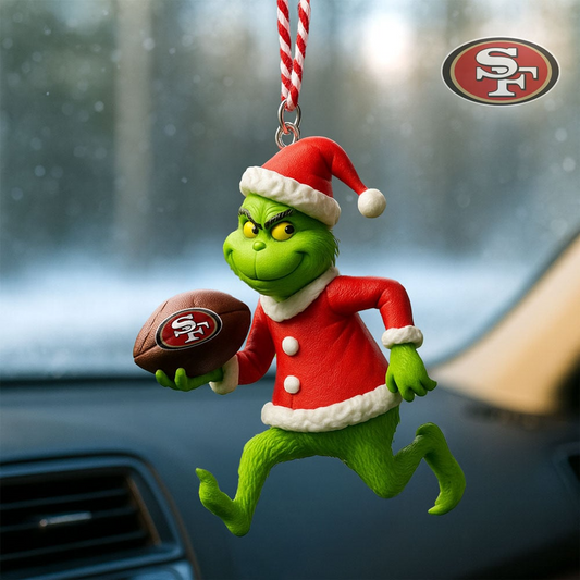 SF49 Premium NFL No.1 Team Christmas Car Hanging Ornament DDT HLPHUONG
