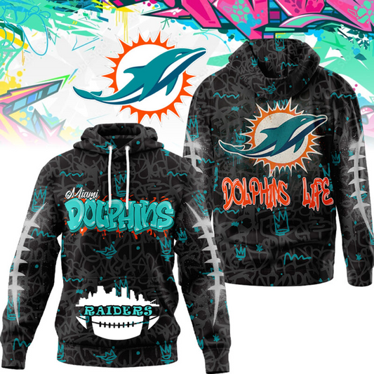 SIGNATURE NFL X MIA 3D Graphic Hoodie NDT THUONGNH
