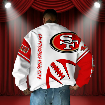 SIGNATURE NFL X SF Graphic Crew Neck Over Sized Sweatshirt 2025 NDT NHM