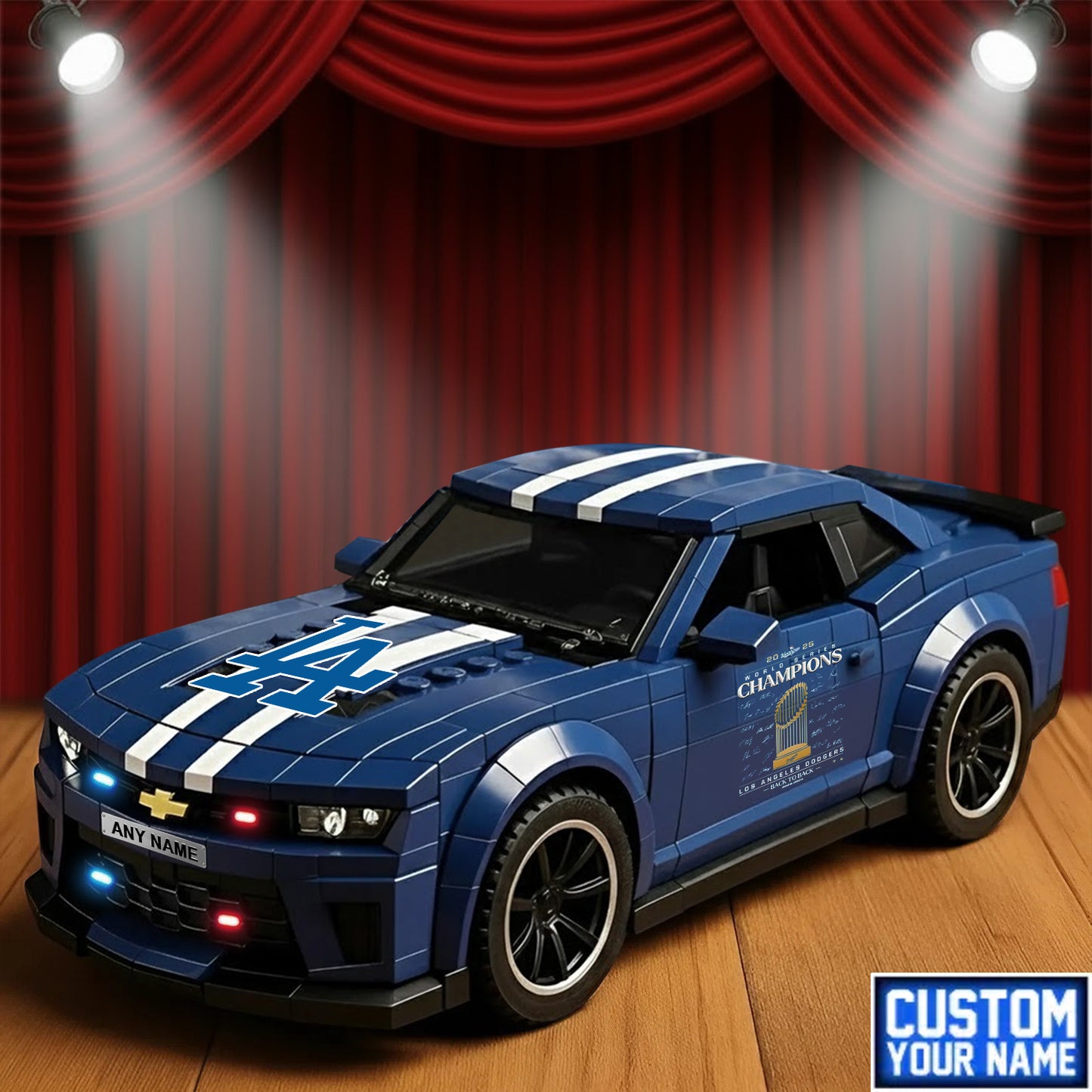 SIGNATURE MLB x LAD – National League Champions 2025 Team Camaro Z28 V3 NDT NHM 041125