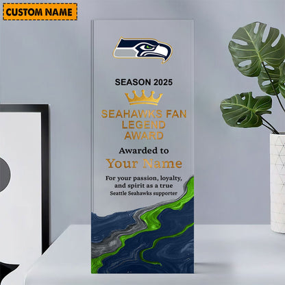 SS NFL Personalized Acrylic Award Plaque Funny Christmas Gift For Family DDT NTL