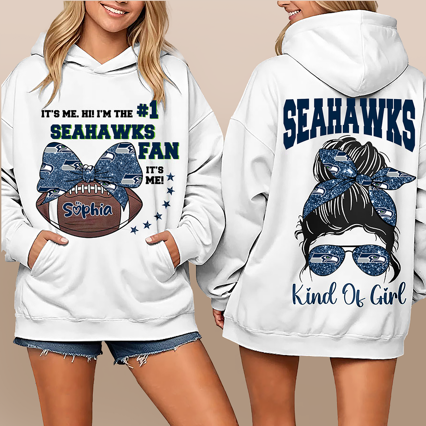 SS Premium NFL Kind Of Girl Hoodie DDT HLPHUONG