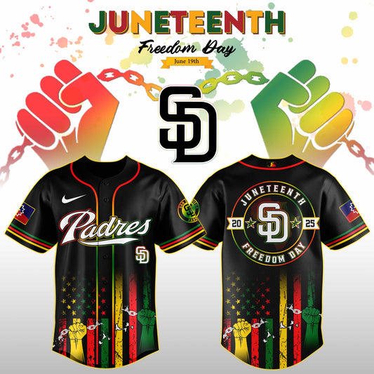 San Diego Padres MLB X Juneteenth Day Baseball Jerseys NDD