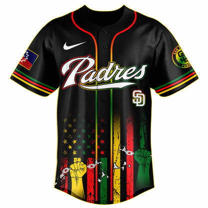 San Diego Padres MLB X Juneteenth Day Baseball Jerseys NDD