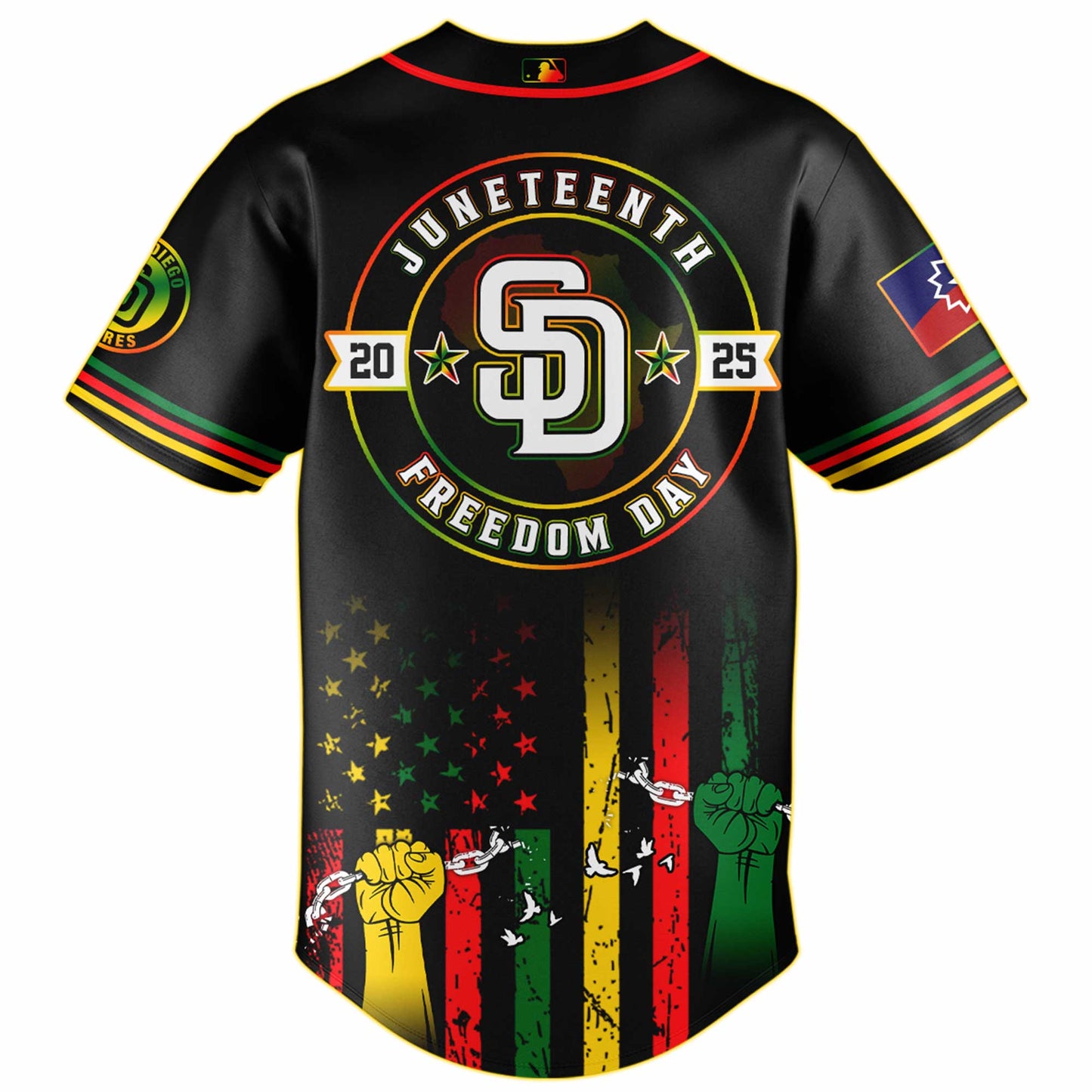 San Diego Padres MLB X Juneteenth Day Baseball Jerseys NDD