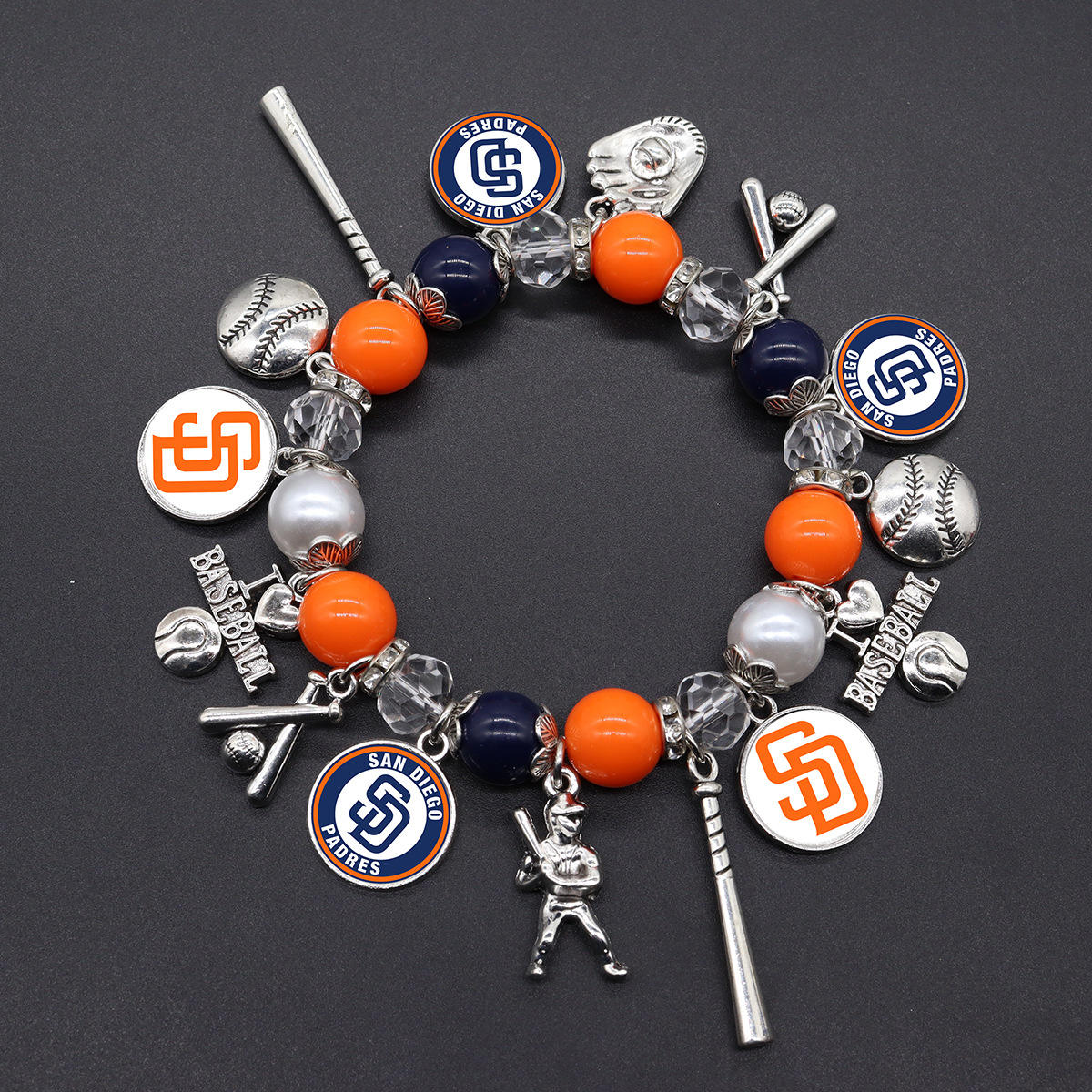 MLB Teams Charm Bracelet DDT NTL