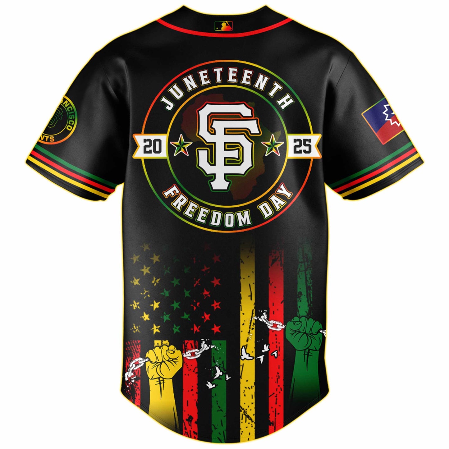 San Francisco Giants MLB X Juneteenth Day Baseball Jerseys NDD