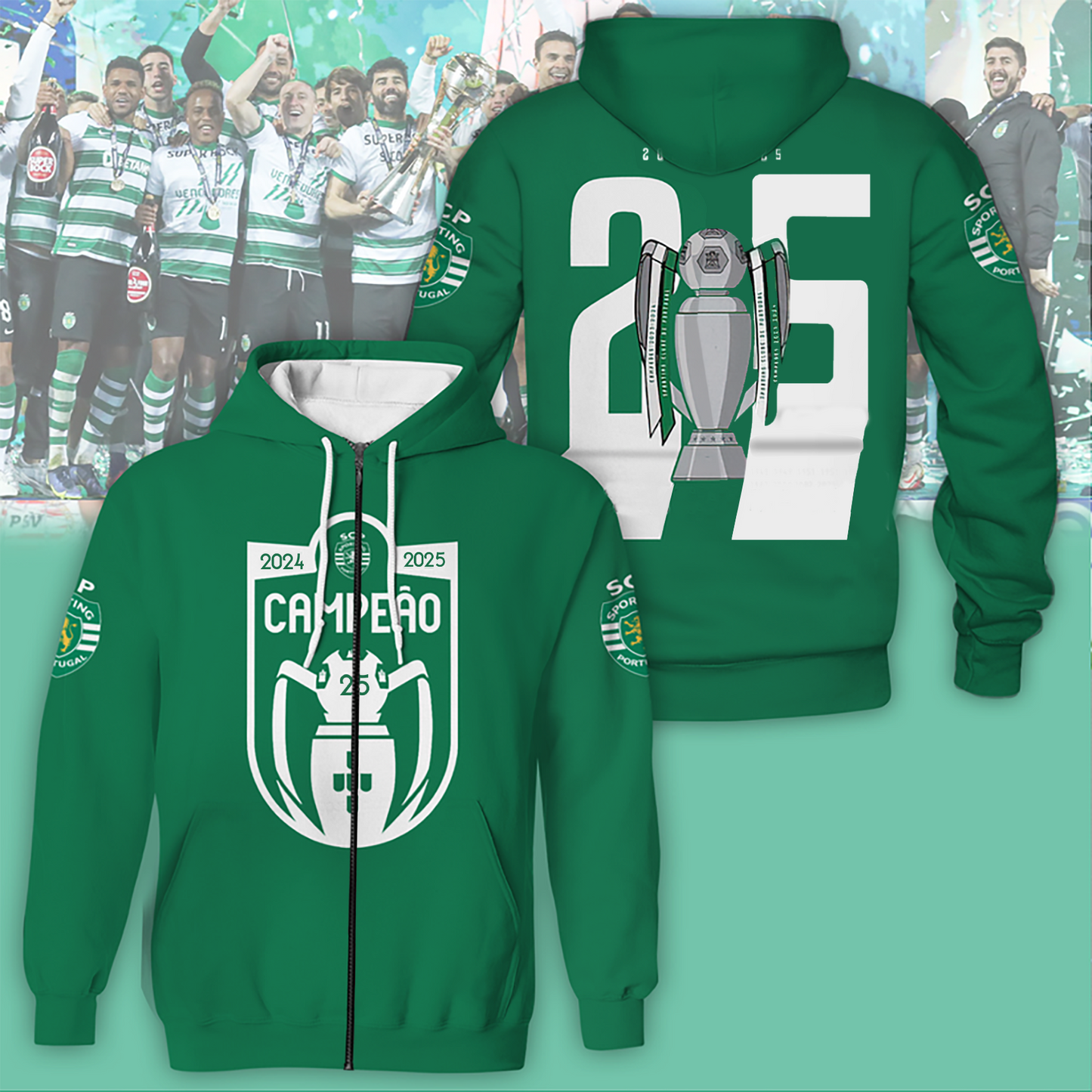 Sporting CP Campeao Liga Portugal Shirt DDT