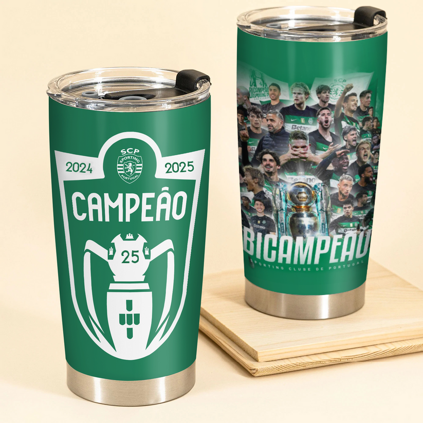 Sporting CP Campeao Liga Portugal Tumbler DDT