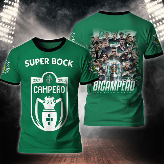 Sporting CP Campeao Liga Portugal V3 Shirt DDT