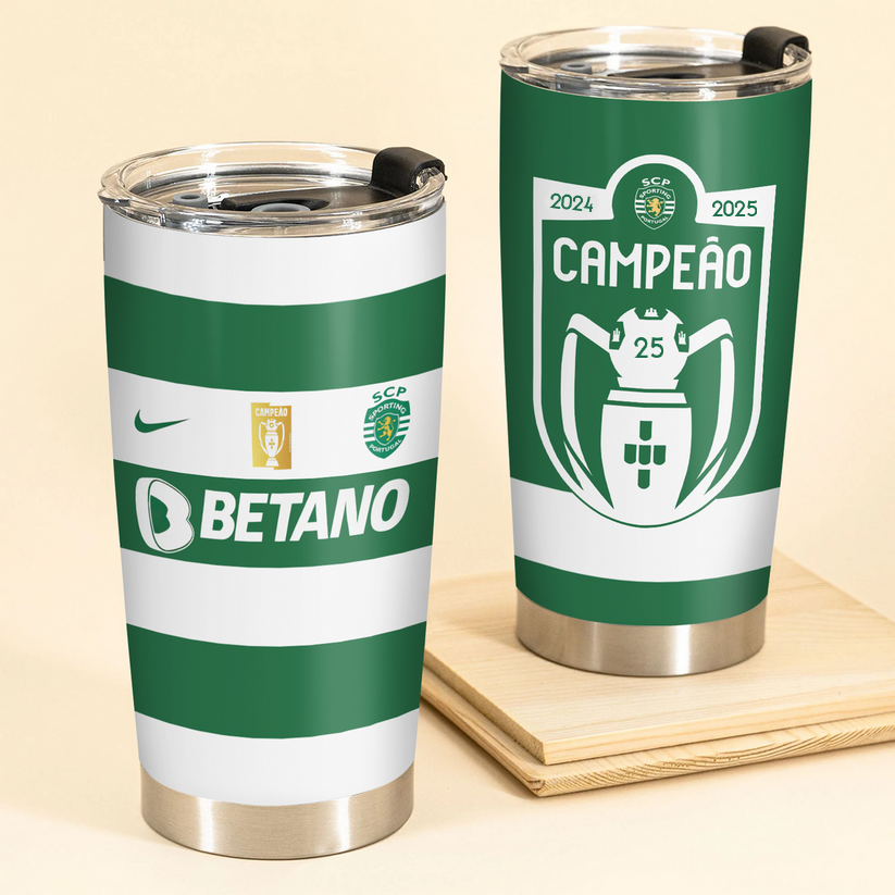 Sporting CP Campeao Liga Portugal V3 Tumbler DDT
