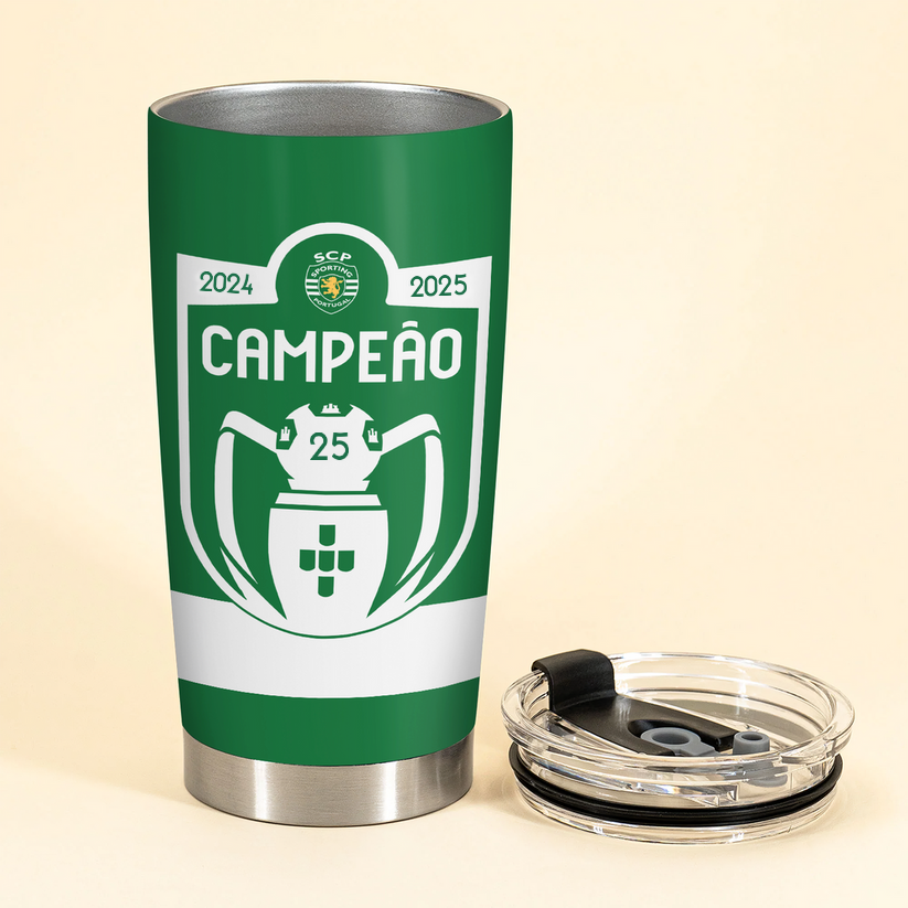 Sporting CP Campeao Liga Portugal V3 Tumbler DDT
