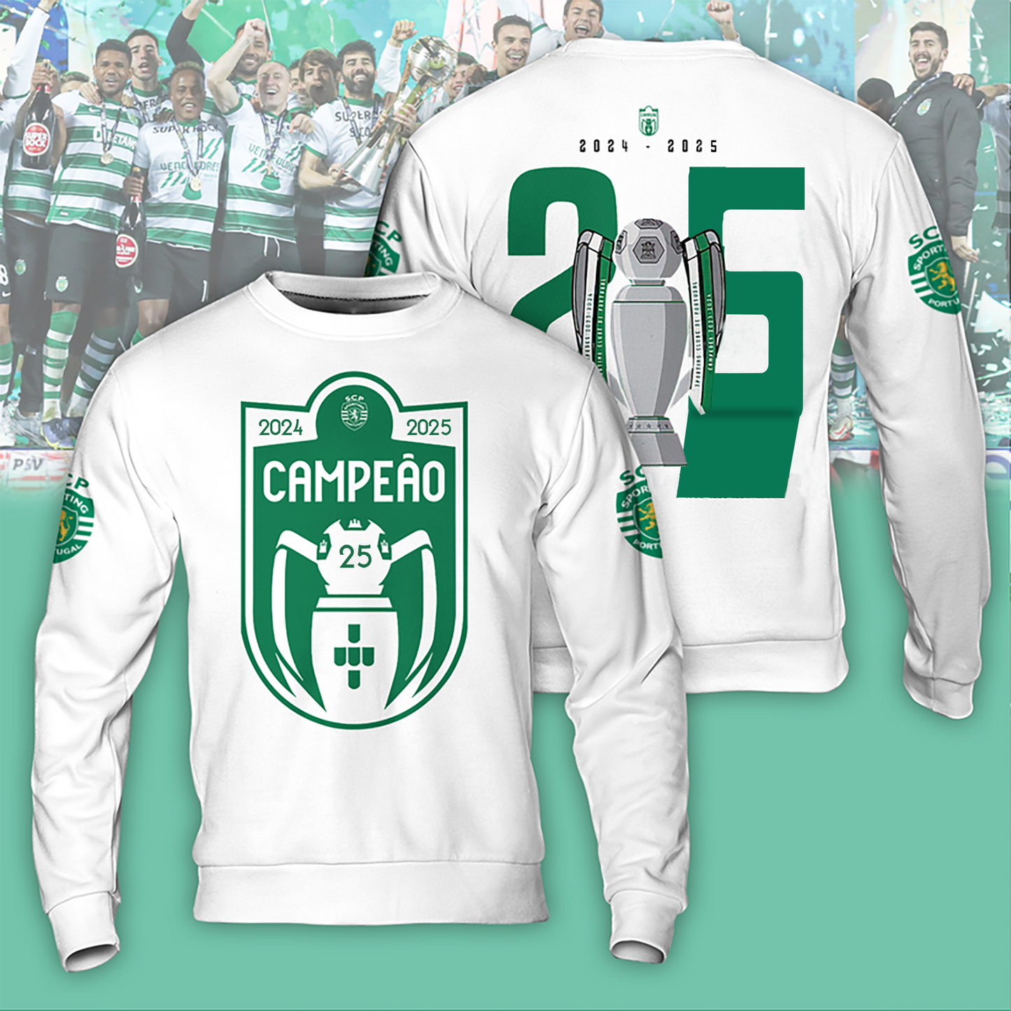 Sporting CP Campeao Liga Portugal V2 Shirt DDT