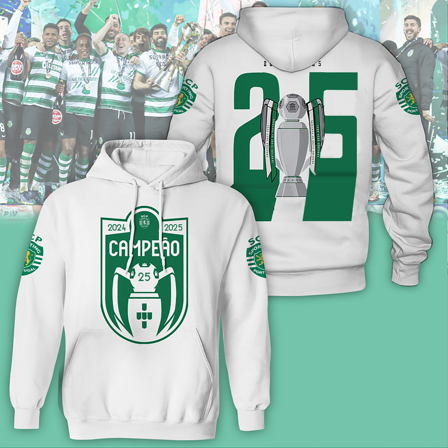 Sporting CP Campeao Liga Portugal V2 Shirt DDT