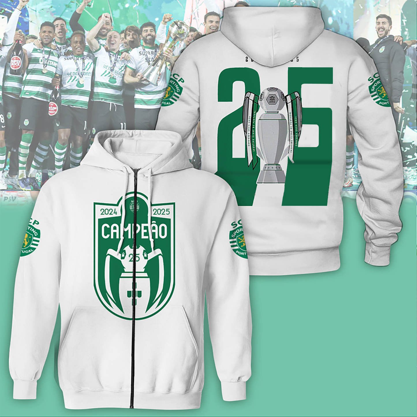 Sporting CP Campeao Liga Portugal V2 Shirt DDT