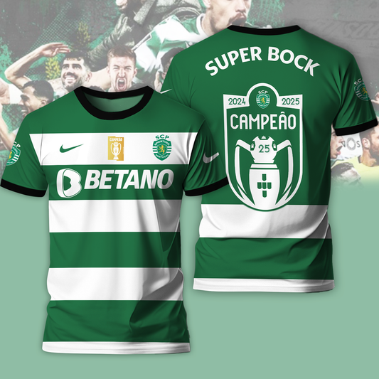 Sporting CP Campeao Liga Portugal V5 Shirt DDT