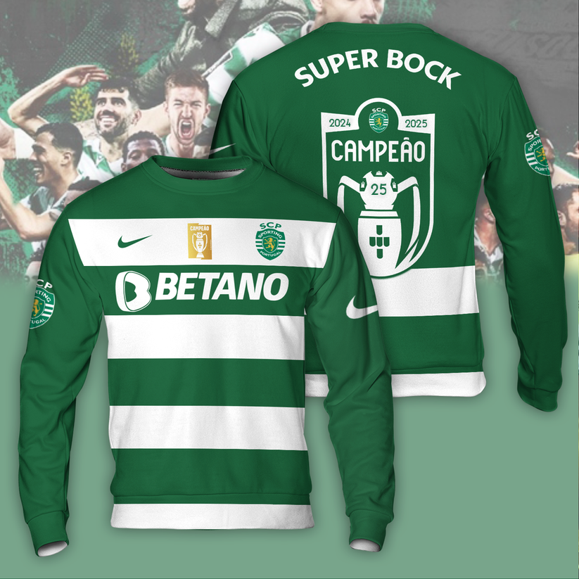 Sporting CP Campeao Liga Portugal V5 Shirt DDT