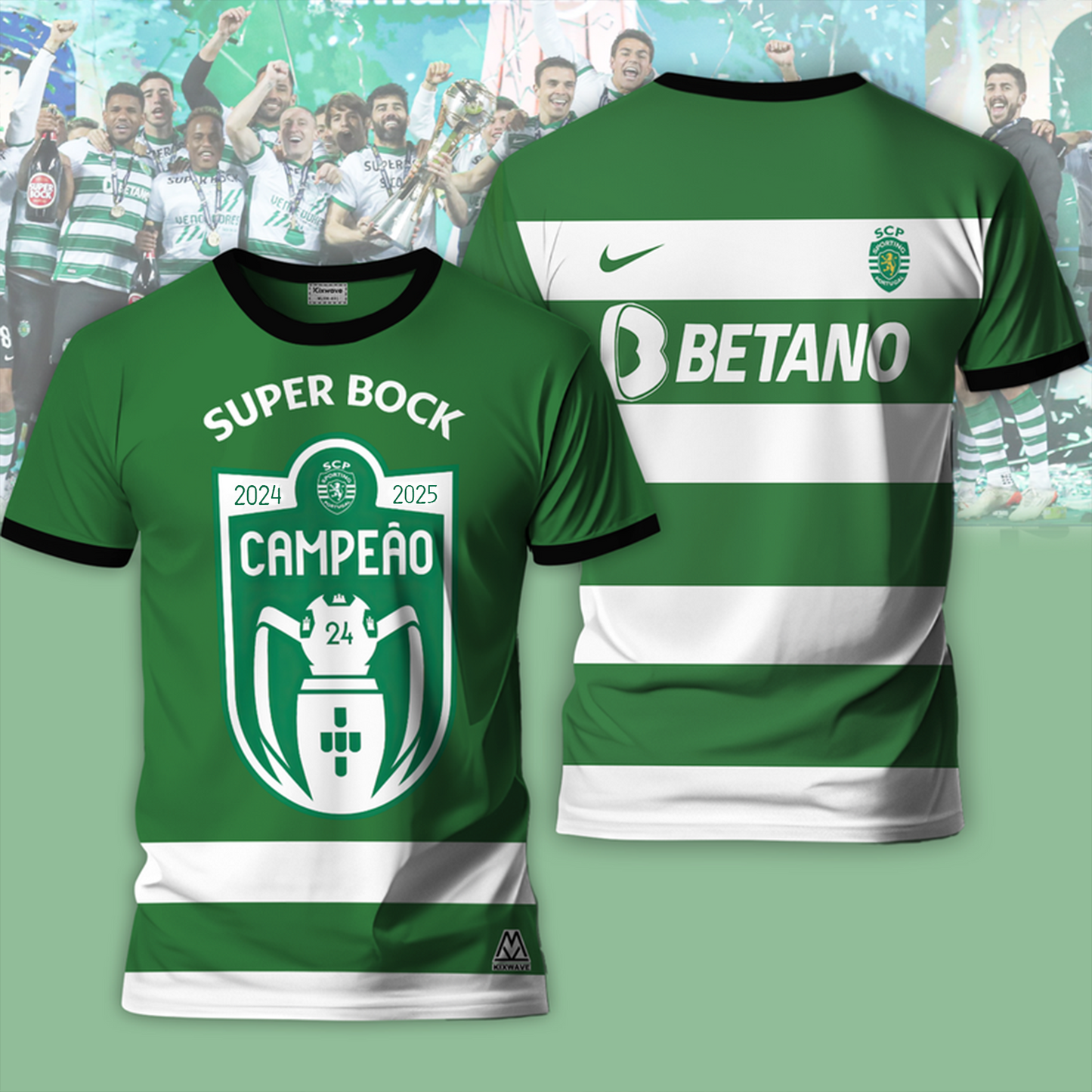 Sporting CP Campeao Liga Portugal V6 Shirt DDT