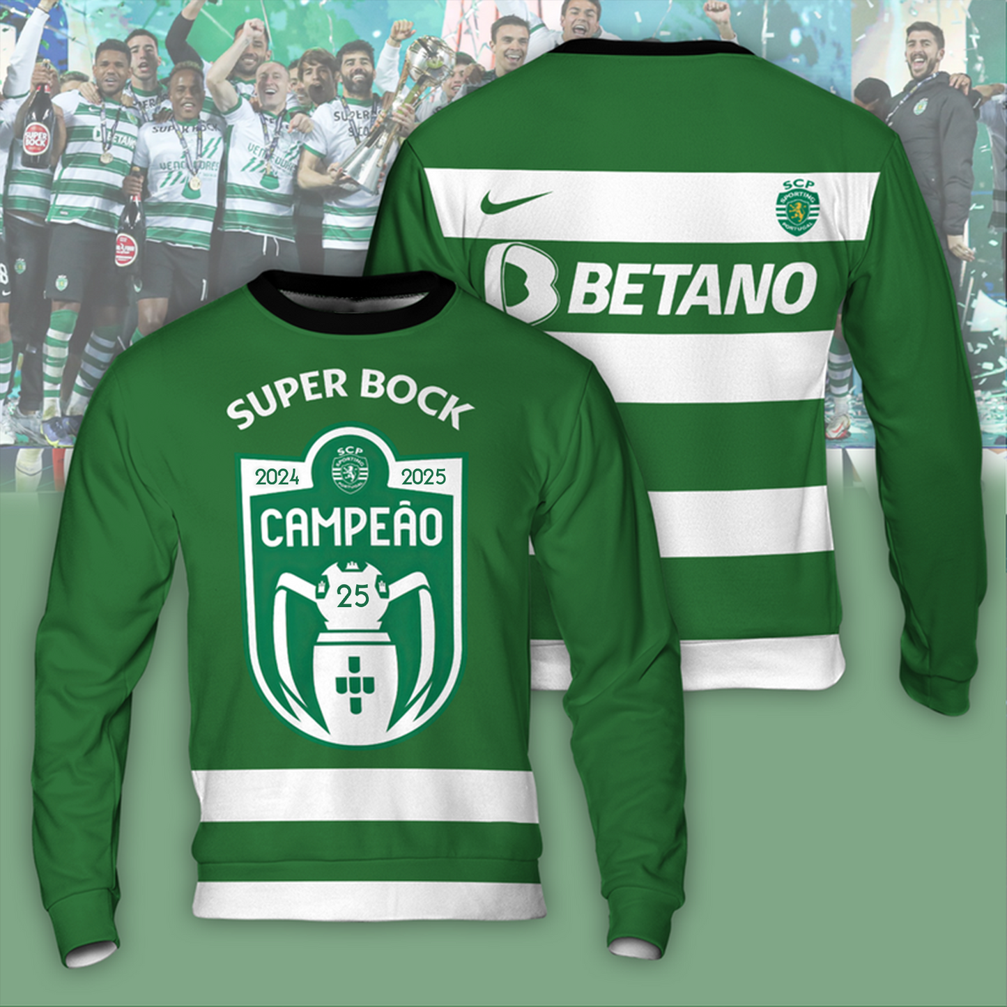 Sporting CP Campeao Liga Portugal V6 Shirt DDT