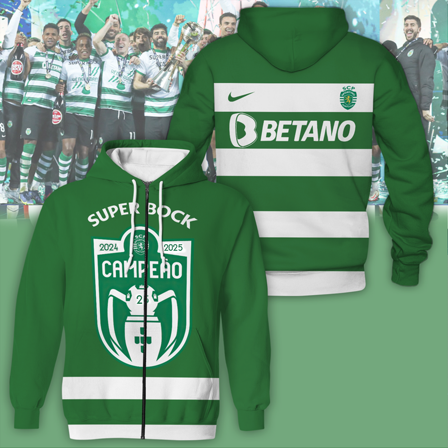 Sporting CP Campeao Liga Portugal V6 Shirt DDT