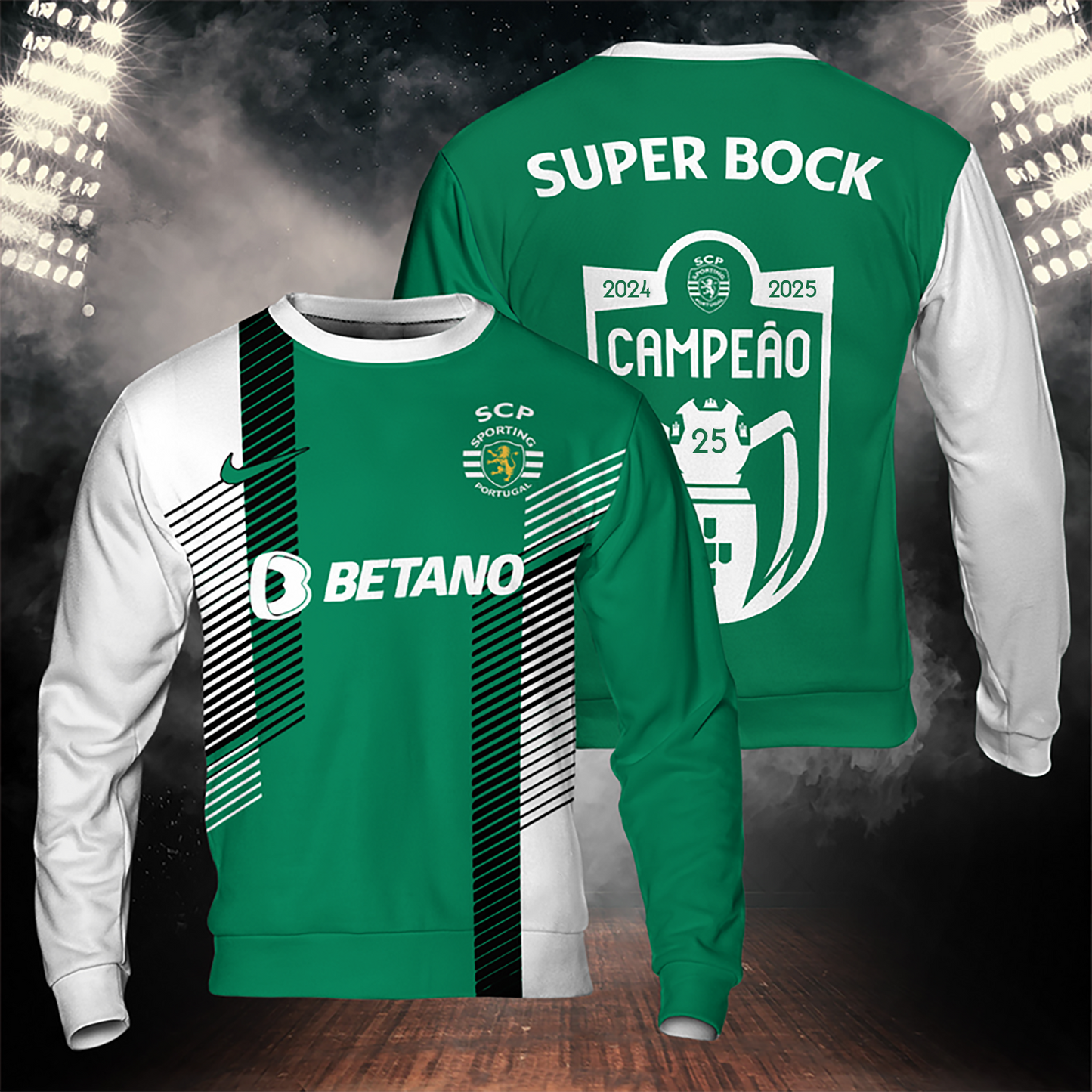 Sporting CP Campeao Liga Portugal V7 Shirt DDT
