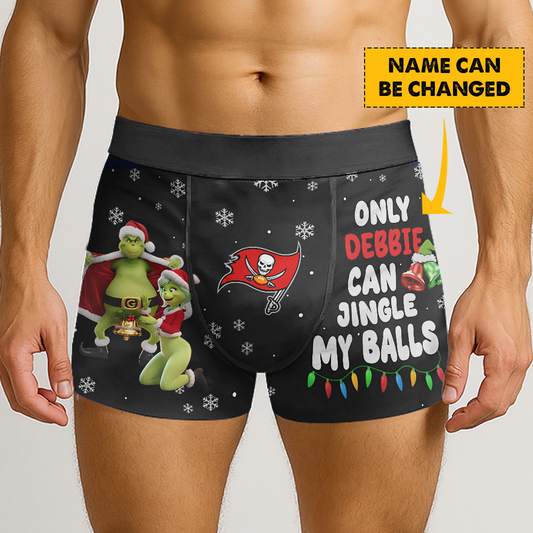 TB x NFL Funny Grinch Men Boxers Personalized Any Name DatND DVT