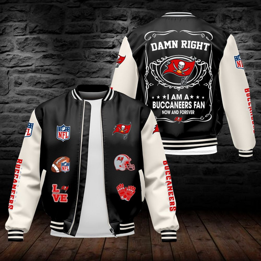 TBB NFL Premium Leather Bomber Jacket DDT HLPHUONG