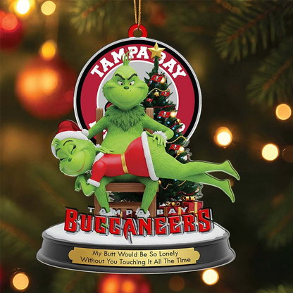 TBB Premium NFL x Grinch Acrylic Ornament DDT NTL
