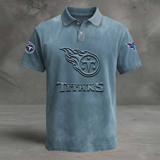 TEN x NFL Embossed Polo Shirt DATND TANTD