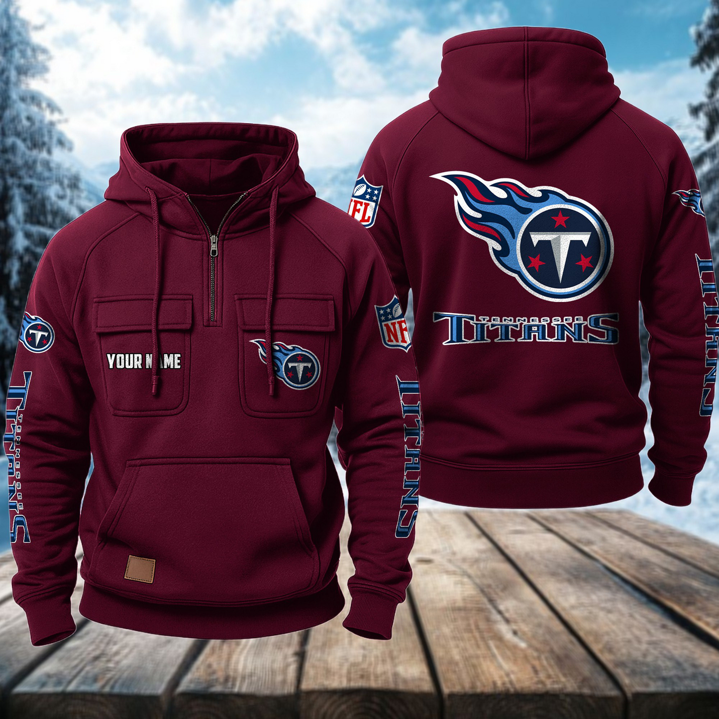 TEN x NFL Premium Hoodie DATND TANTD