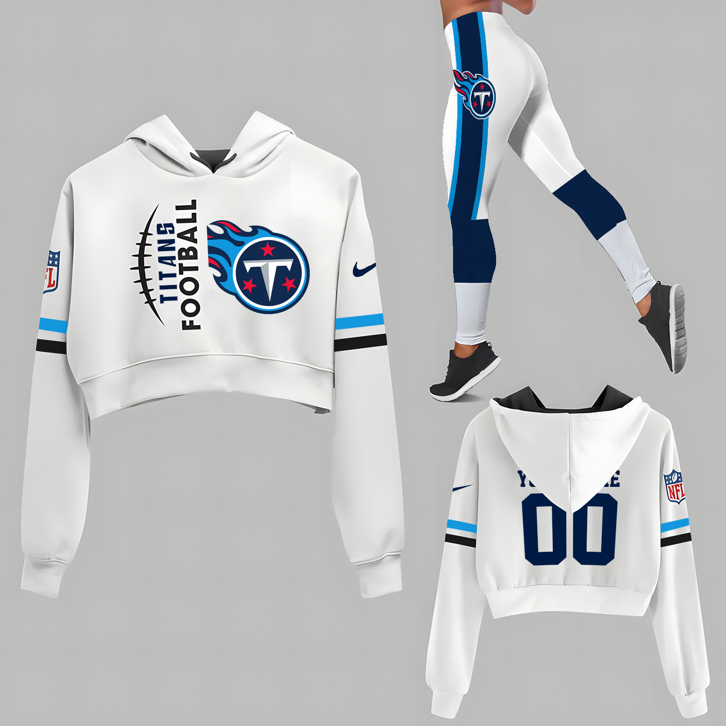 TEN x NFL Set Hoodie And Legging Workout DatND DVT