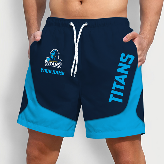 TIT x NRL Team Special Short Pants For Men Custom Name Gifts DATND TANTD