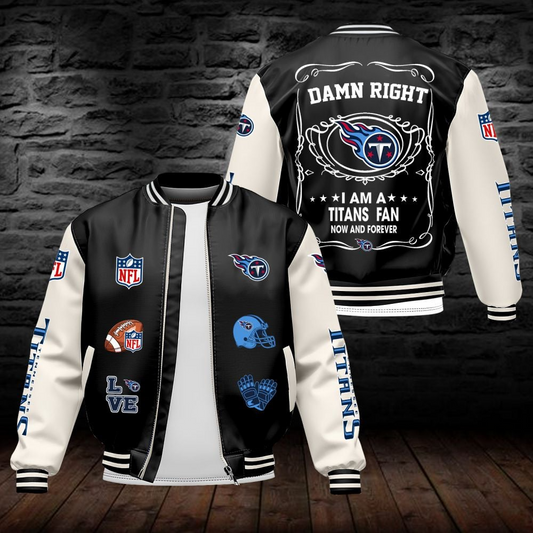 TT NFL Premium Leather Bomber Jacket DDT HLPHUONG