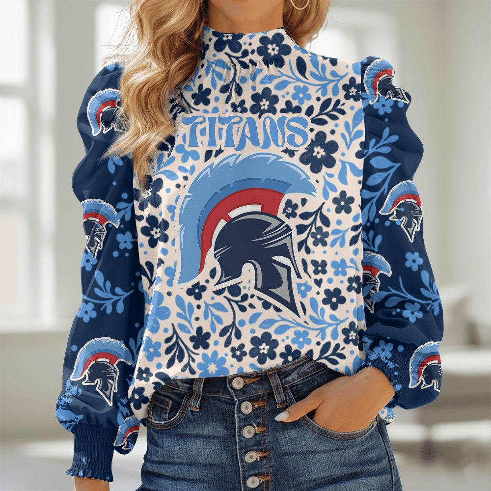 TT NFL Women Puff Sleeve Blouse DDT NTL