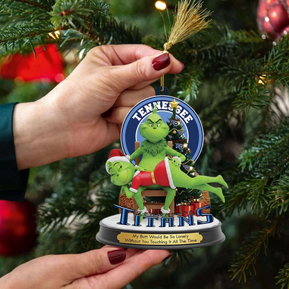 TT Premium NFL x Grinch Acrylic Ornament DDT NTL