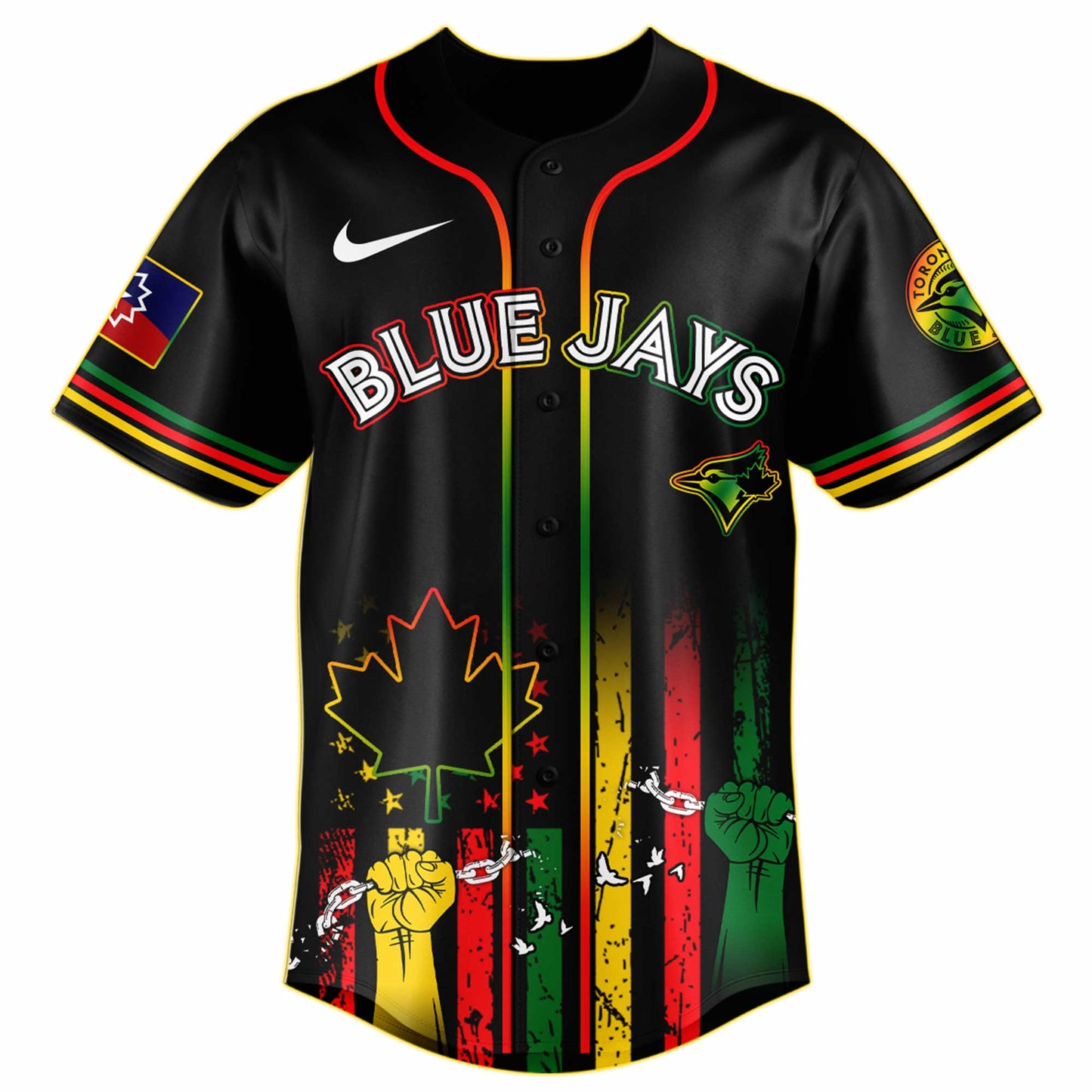 Toronto Blue Jays MLB X Juneteenth Day Baseball Jerseys NDD