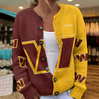 WAS x NFL Cardigan Sweatshirt With Button v1  DatND DVT