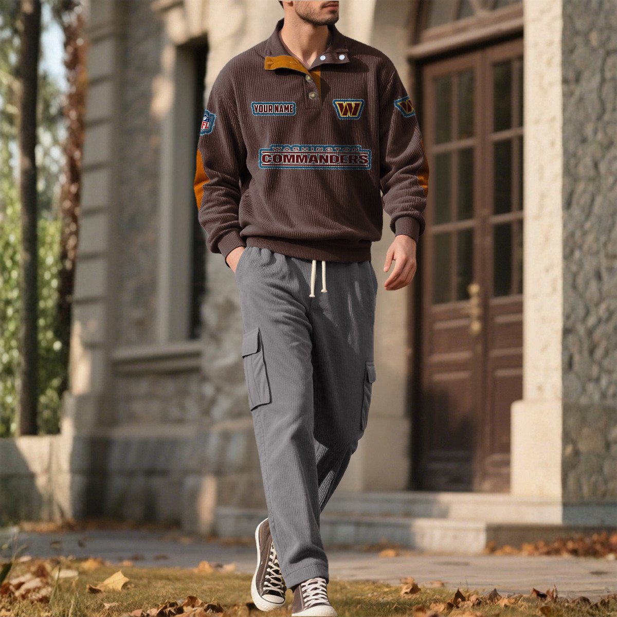 WAS x NFL Men's Corduroy Sweatshirt 1011 DatND DVT