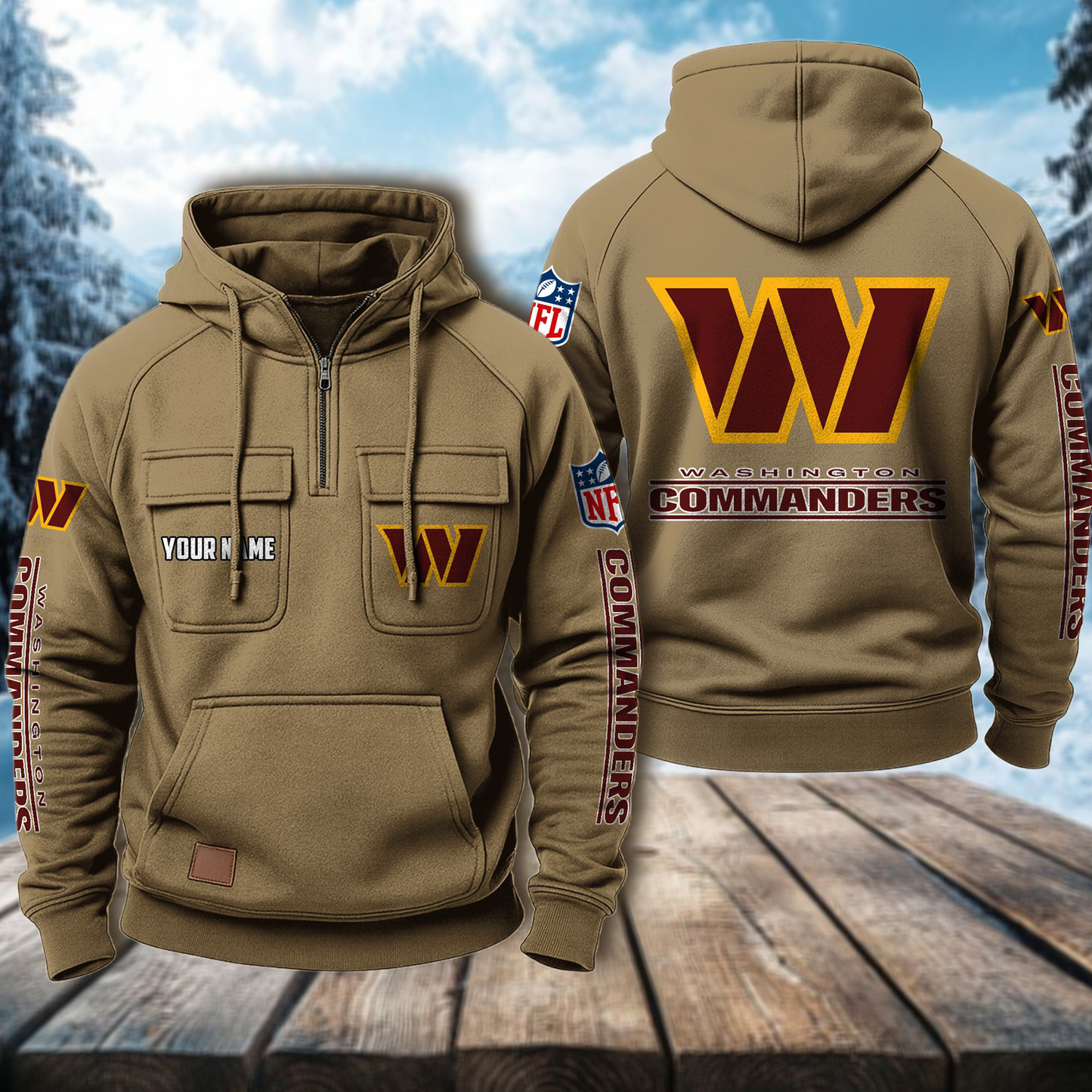 WAS x NFL Premium Hoodie DATND TANTD