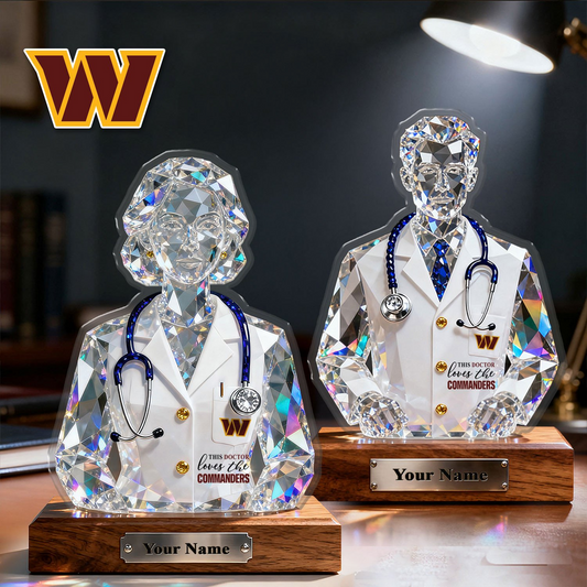 WC Premium NFL Doctor Crystal Style Desktop Ornament DDT 101125 HLPHUONG