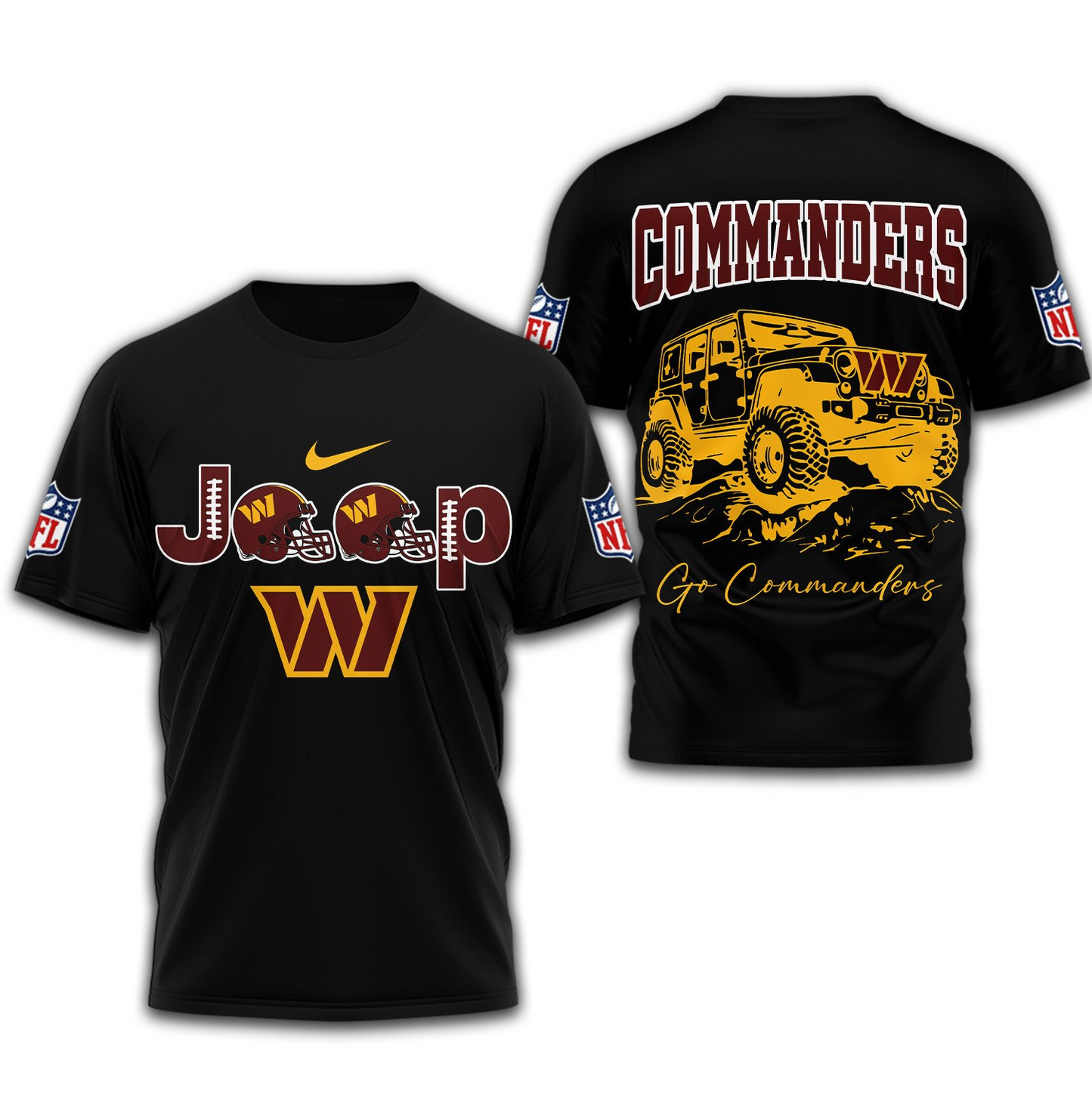 WC Premium NFL Jeep 3D Shirt DDT 101125 NTL