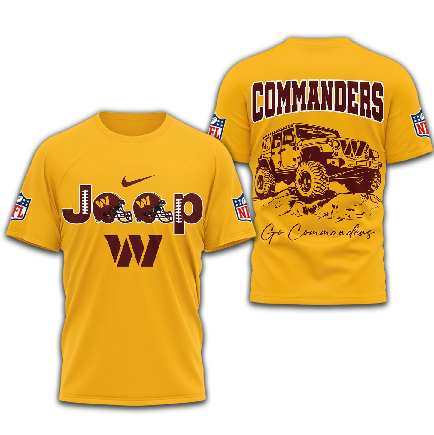 WC Premium NFL Jeep 3D Shirt DDT 101125 NTL
