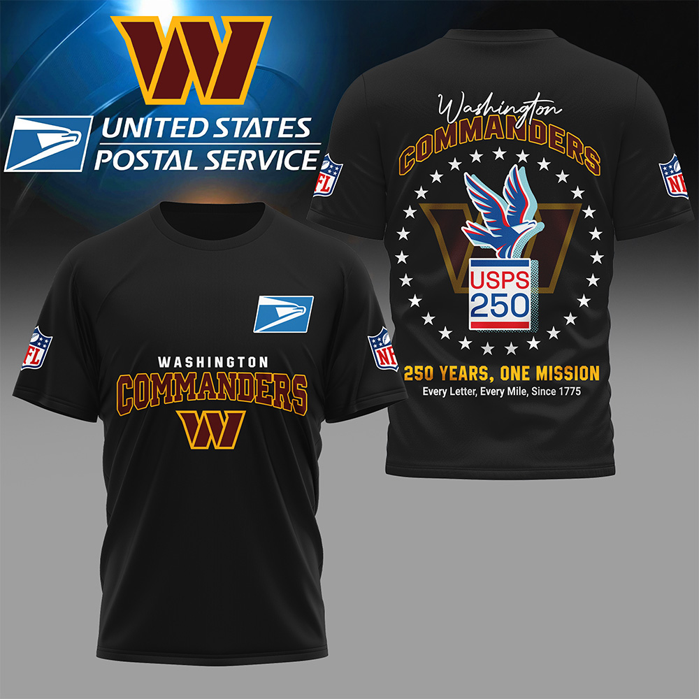 WC Premium NFL United States Postal Service 250th Anniversary 3D Shirt DDT CTND