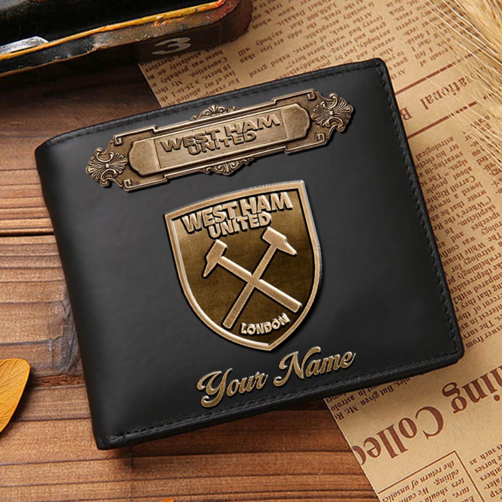 WHU x EPL Premium Leather Wallet - Personalized Edition DatND DVT