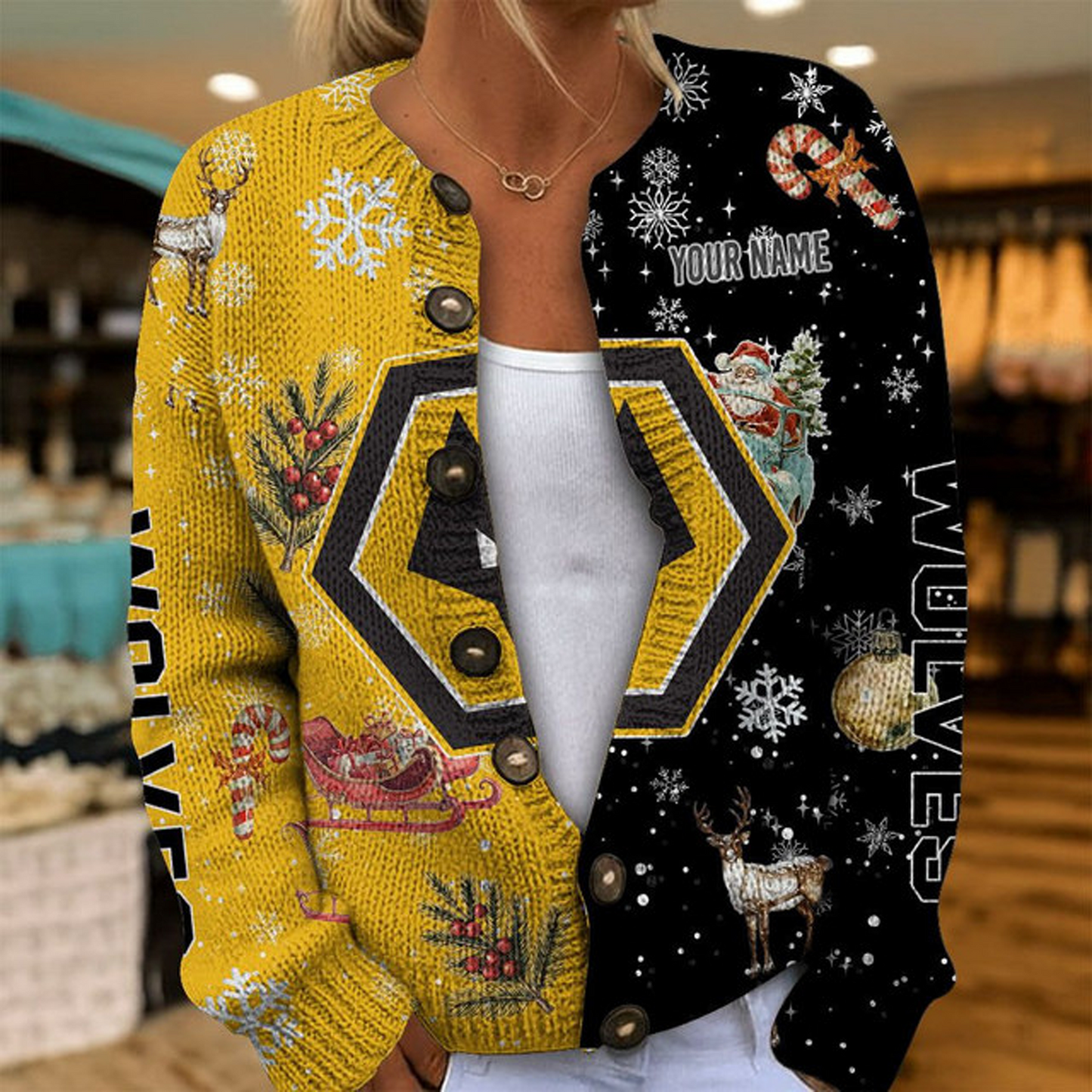 WOL x EPL Christmas Cardigan For Women DatND THUONGNH