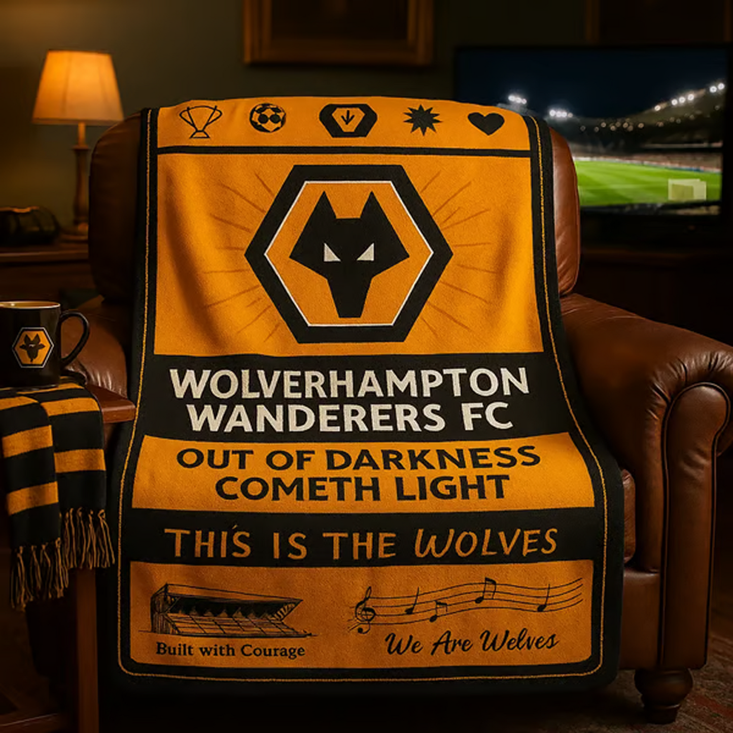 WOL x EPL Football Glory Match Day Blanket DATND TANTD 081125