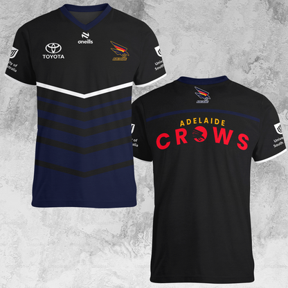 Adelaide Crows 2 AFL 2025 Limited Edition V-neck T-Shirt TM NTA V1