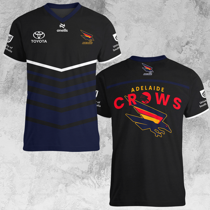 Adelaide Crows 6 AFL 2025 Limited Edition V-neck T-Shirt TM NTA V1