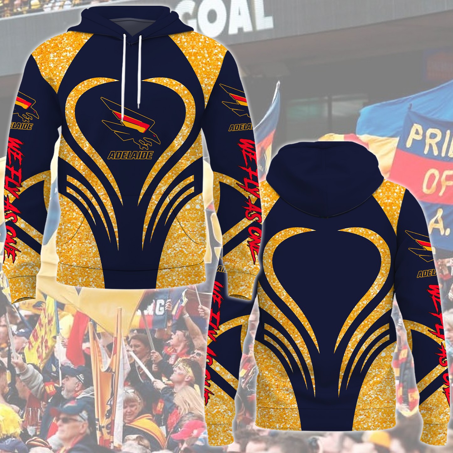 Adelaide Crows AFL 2025 Limited Edition Hoodie TM NTA V2